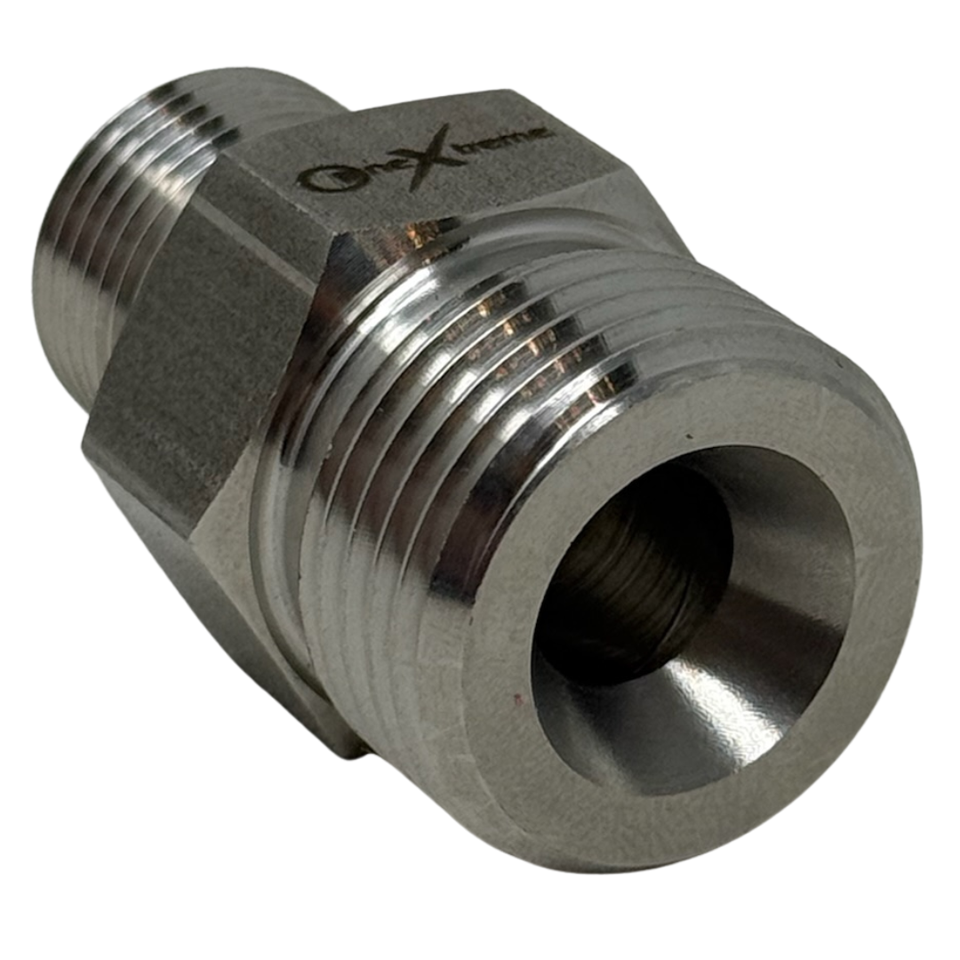 X12TM21TM20 : OneXtreme Adapter, 0.75 (3/4") Male Type-M x 0.3125 (1-5/16") Male Type-M, 20,000psi