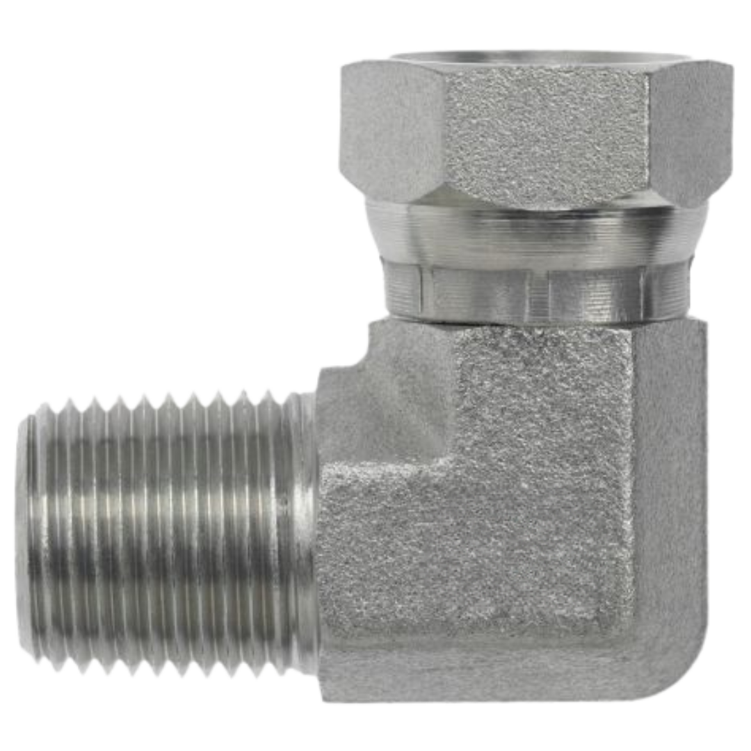 Ap21181 1501-20-16-FG : OneHydraulics 90-Degree Steel Adapter, 1-1/4-11-1/2