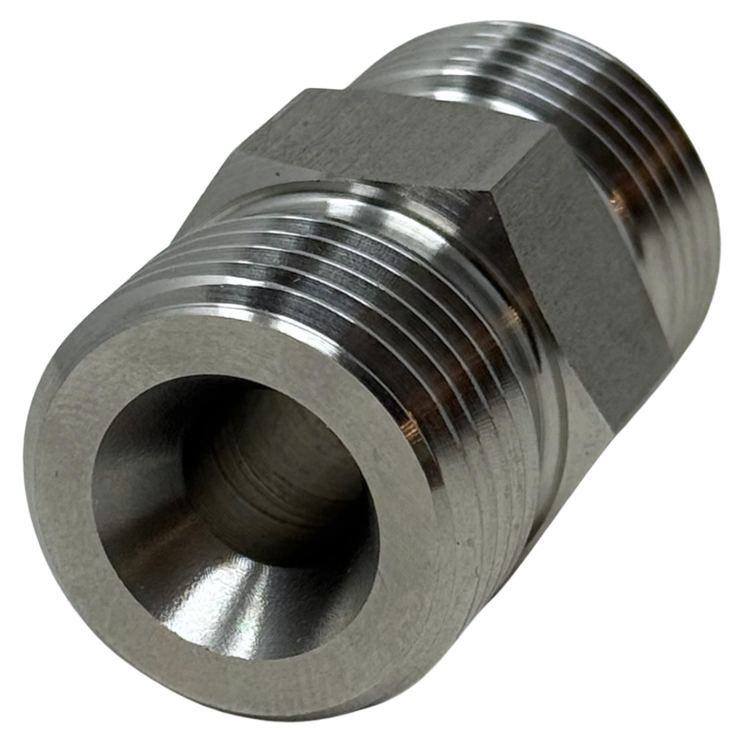 X21TM21TM20 : OneXtreme Adapter, 0.3125 (1-5/16") Male Type-M x 0.3125 (1-5/16") Male Type-M, 20,000psi