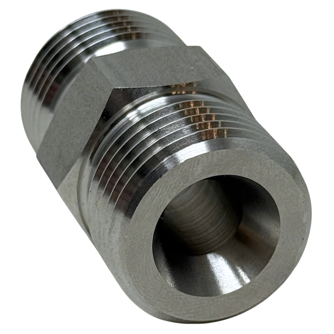 X21TM21TM20 : OneXtreme Adapter, 0.3125 (1-5/16") Male Type-M x 0.3125 (1-5/16") Male Type-M, 20,000psi