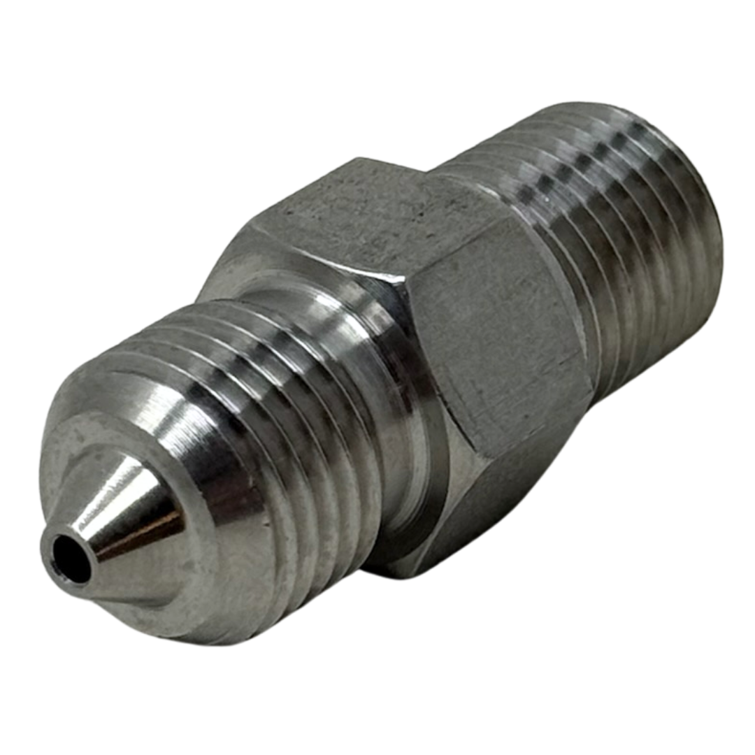 X6N06H15 : OneXtreme Adapter, 0.375 (3/8") Male NPT x 0.75 (3/4") Male HP, 15,000psi