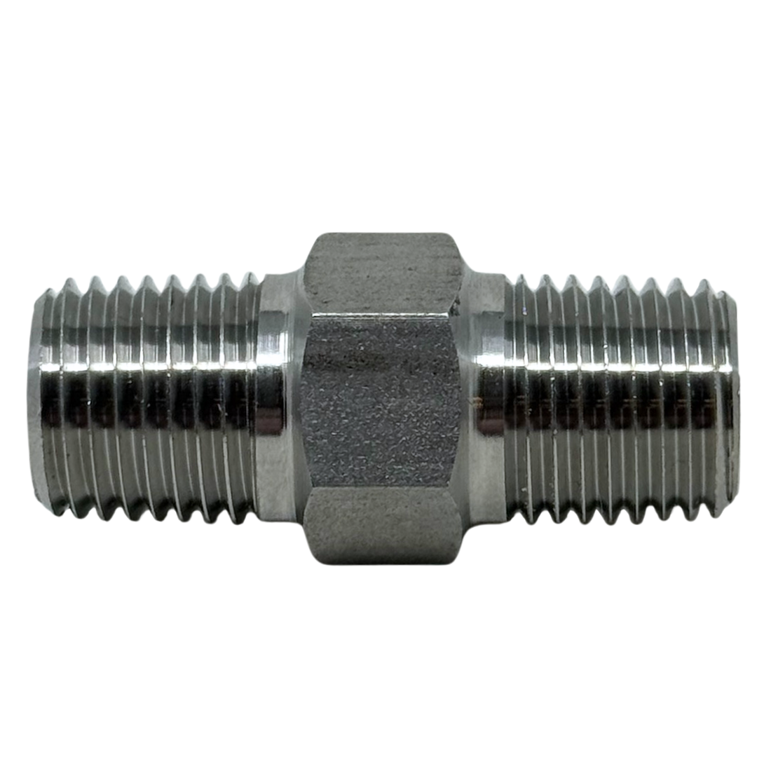 X1N01N15 : OneXtreme Adapter, 0.0625 (1/16") Male NPT x 0.0625 (1/16") Male NPT, 15,000psi
