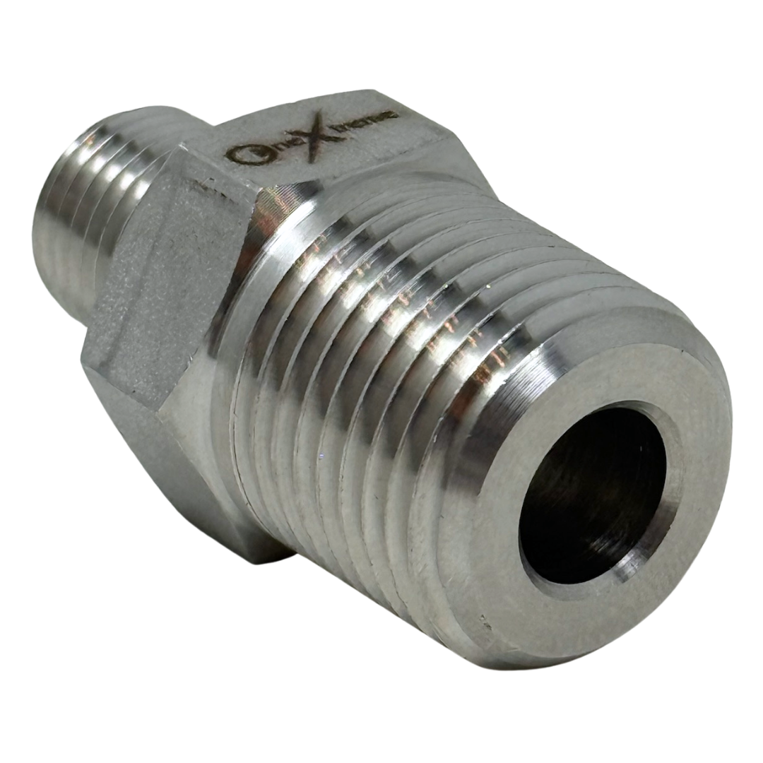 X2N06N15 : OneXtreme Adapter, 0.125 (1/8") Male NPT x 0.75 (3/4") Male NPT, 15,000psi