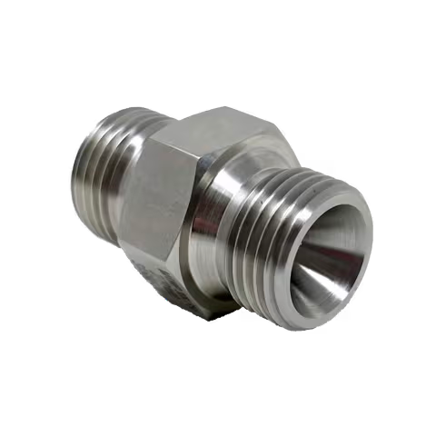 X4B04B30 : OneXtreme Adapter, 0.25 (1/4") Male BSP x 0.25 (1/4") Male BSP, 30,000psi