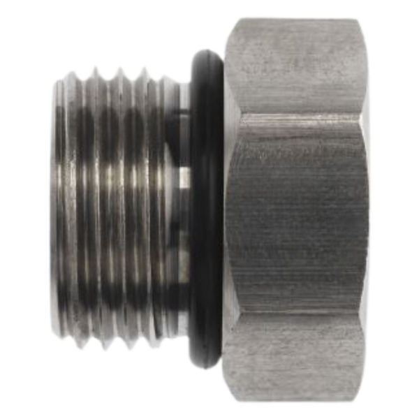 6408-20-O : OneHydraulics External Hex Steel Plug, 1-5/8-12 (-20) Male
