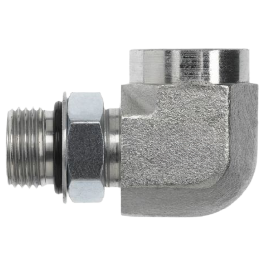 Shop 6815-NWO-SS 90-Degree Male Adjustable ORB - Female ORB, Stainless