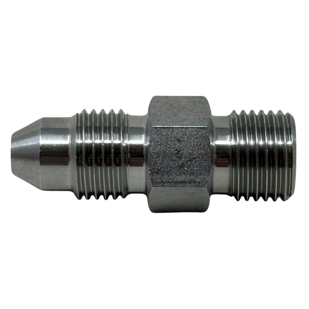 X6M12TM20 : OneXtreme Adapter, 0.375 (3/8") Male MP x 0.75 (3/4") Male Type-M, 20,000psi