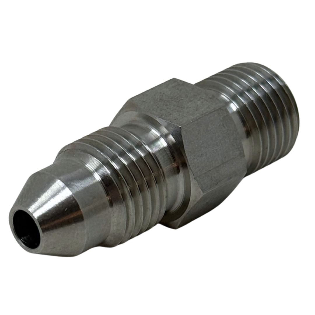 X6M12TM20 : OneXtreme Adapter, 0.375 (3/8") Male MP x 0.75 (3/4") Male Type-M, 20,000psi