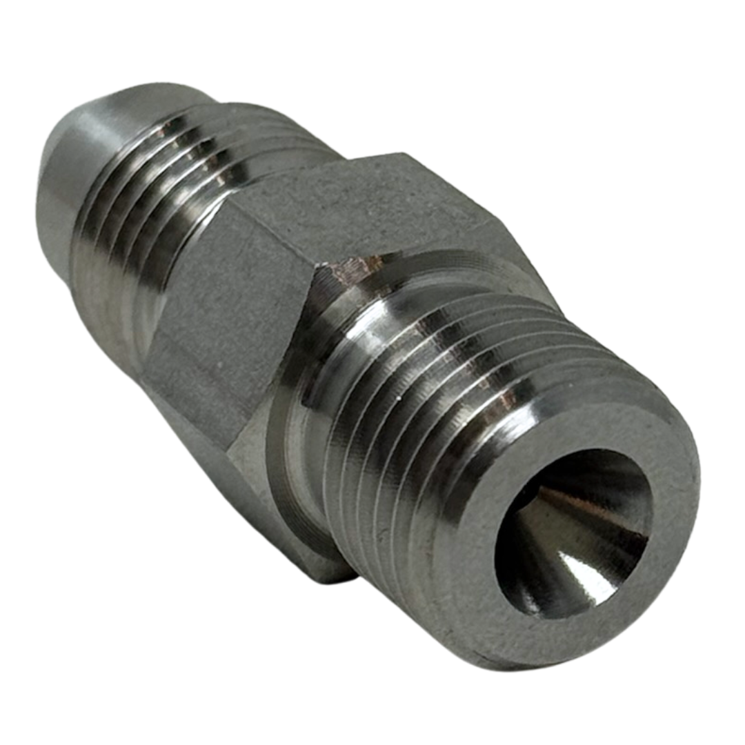 X6M12TM20 : OneXtreme Adapter, 0.375 (3/8") Male MP x 0.75 (3/4") Male Type-M, 20,000psi