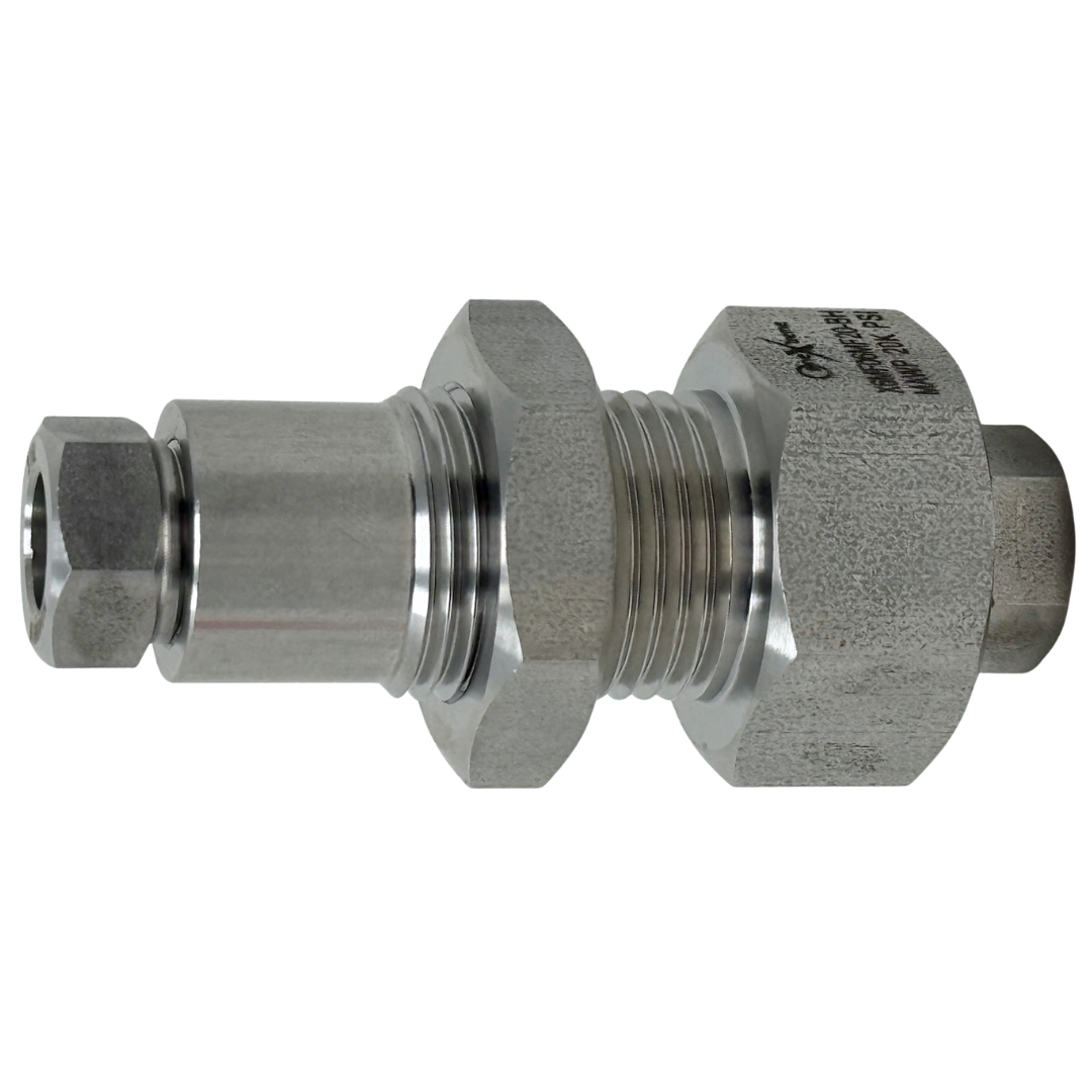 X16MF16MF20-BH-K : OneXtreme Bulkhead Adapter, 1" Female MP x 1" Female MP, 20,000psi