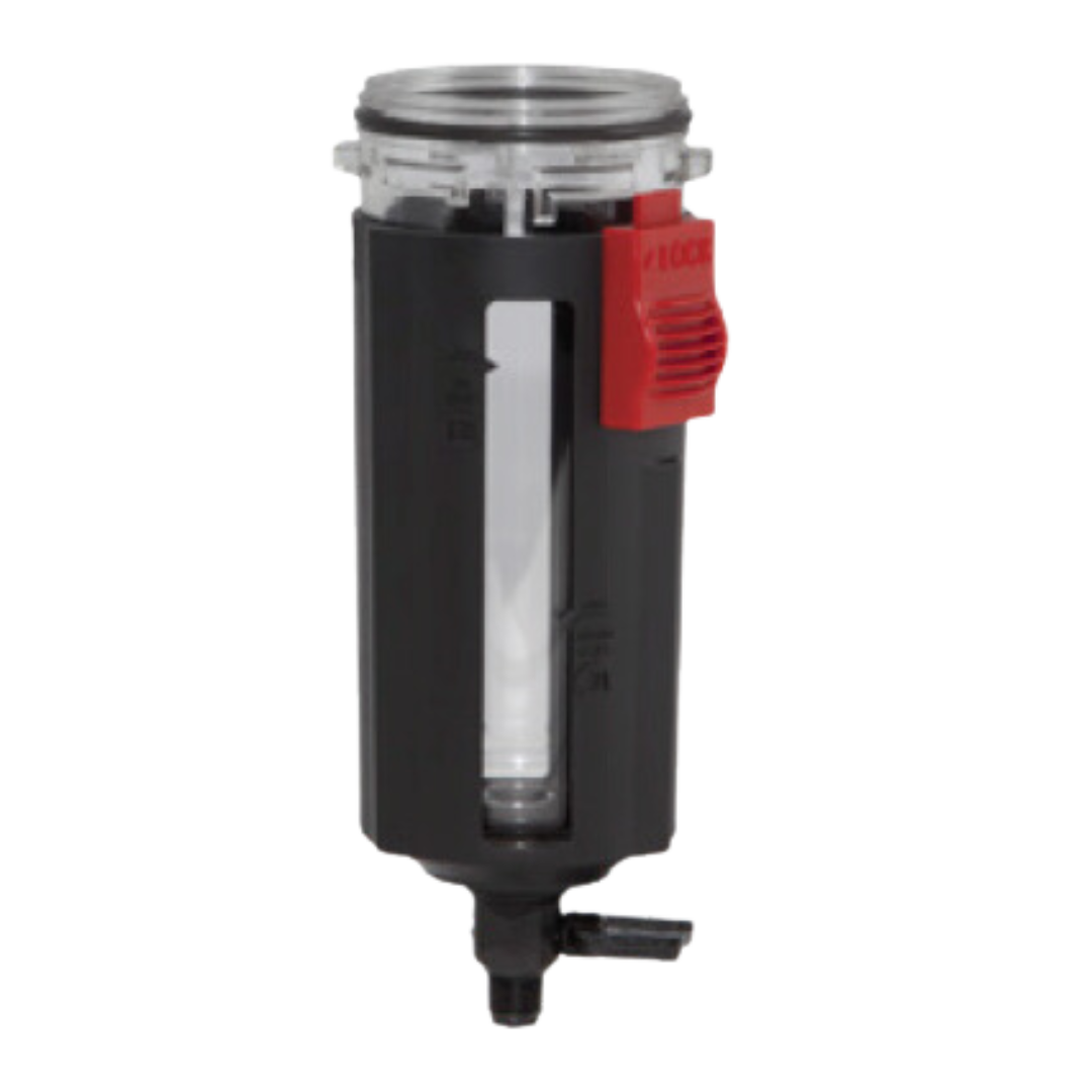 820025-50KIT : Norgren Excelon Plus Filter Bowl, Guarded Poly bowl with Manual Drain