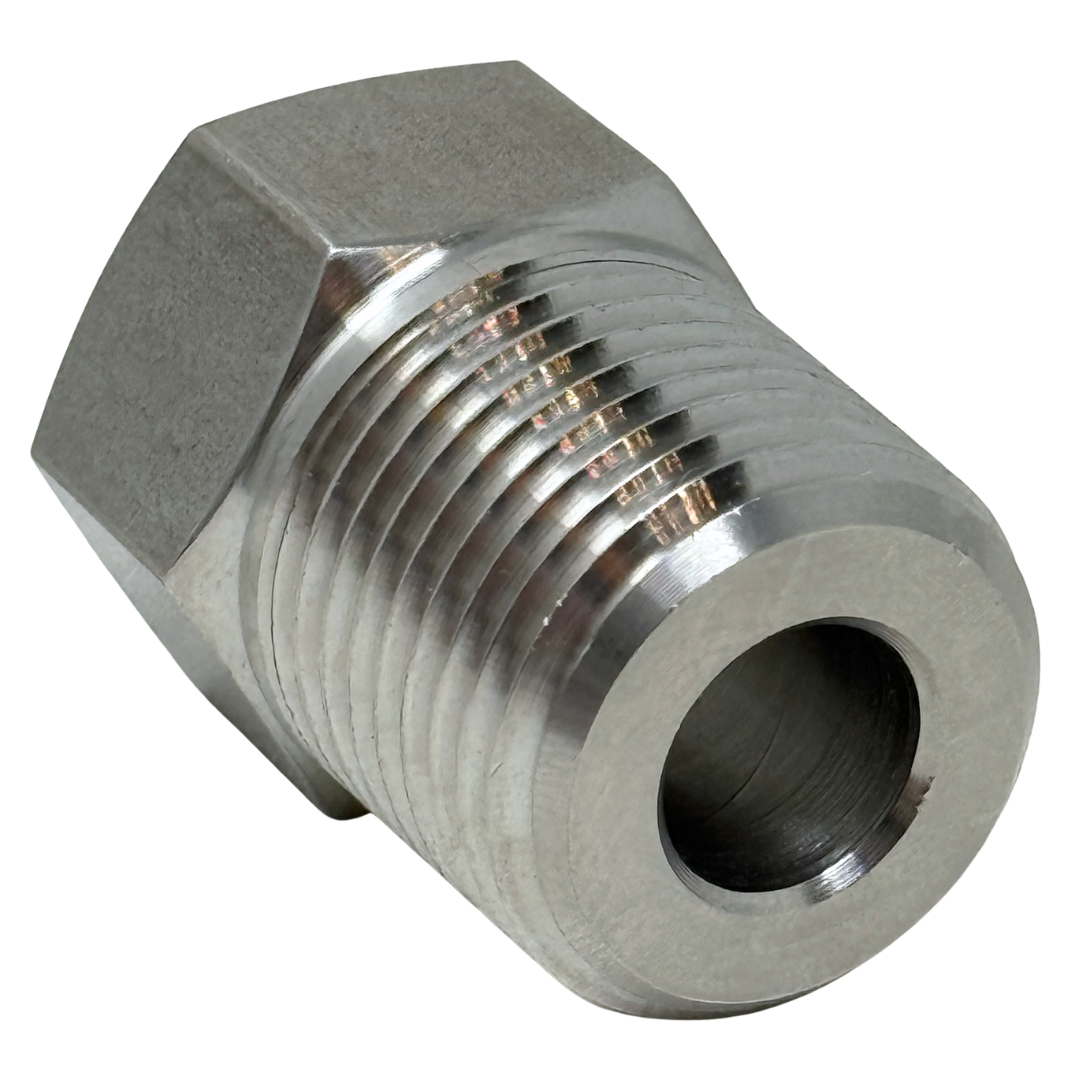 X8N02NF15 : OneXtreme Adapter, 0.5 (1/2") Male NPT x 0.125 (1/8") Female NPT, 15,000psi