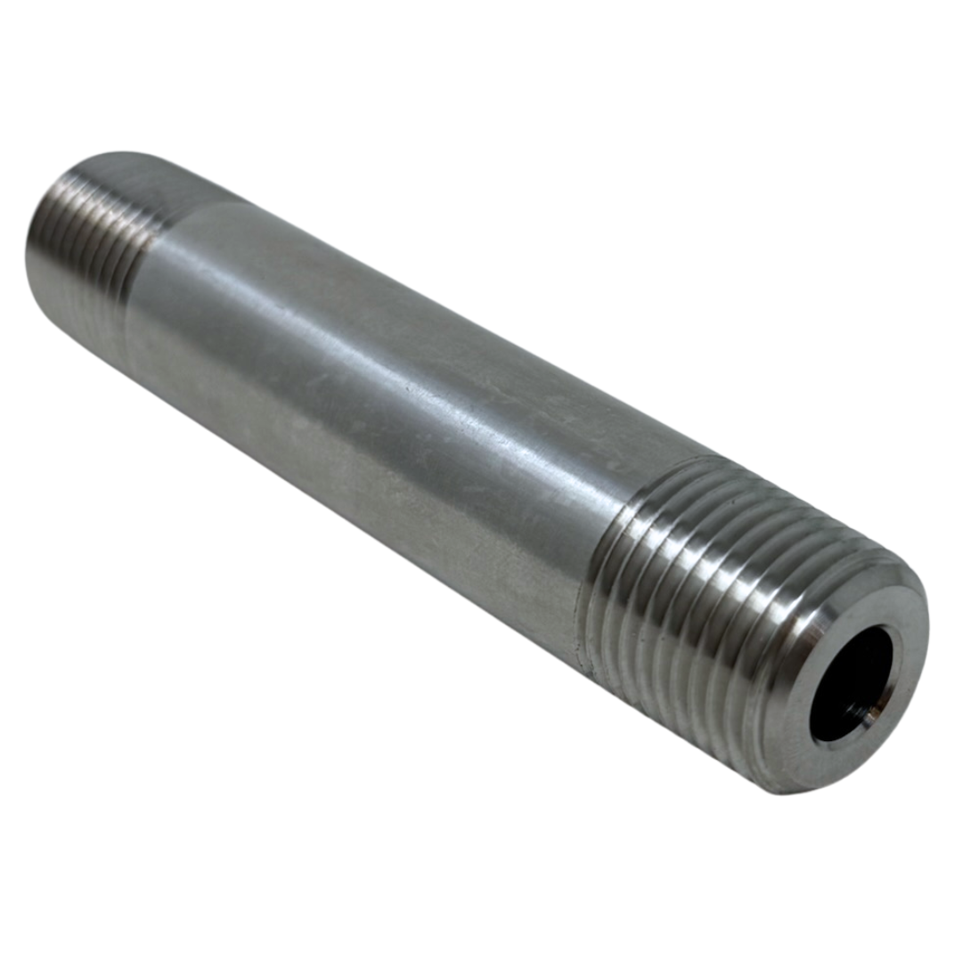 X8N08N-4R15 : OneXtreme Adapter, 1/2" Male NPT Nipple x 4.00" Long, 15,000psi