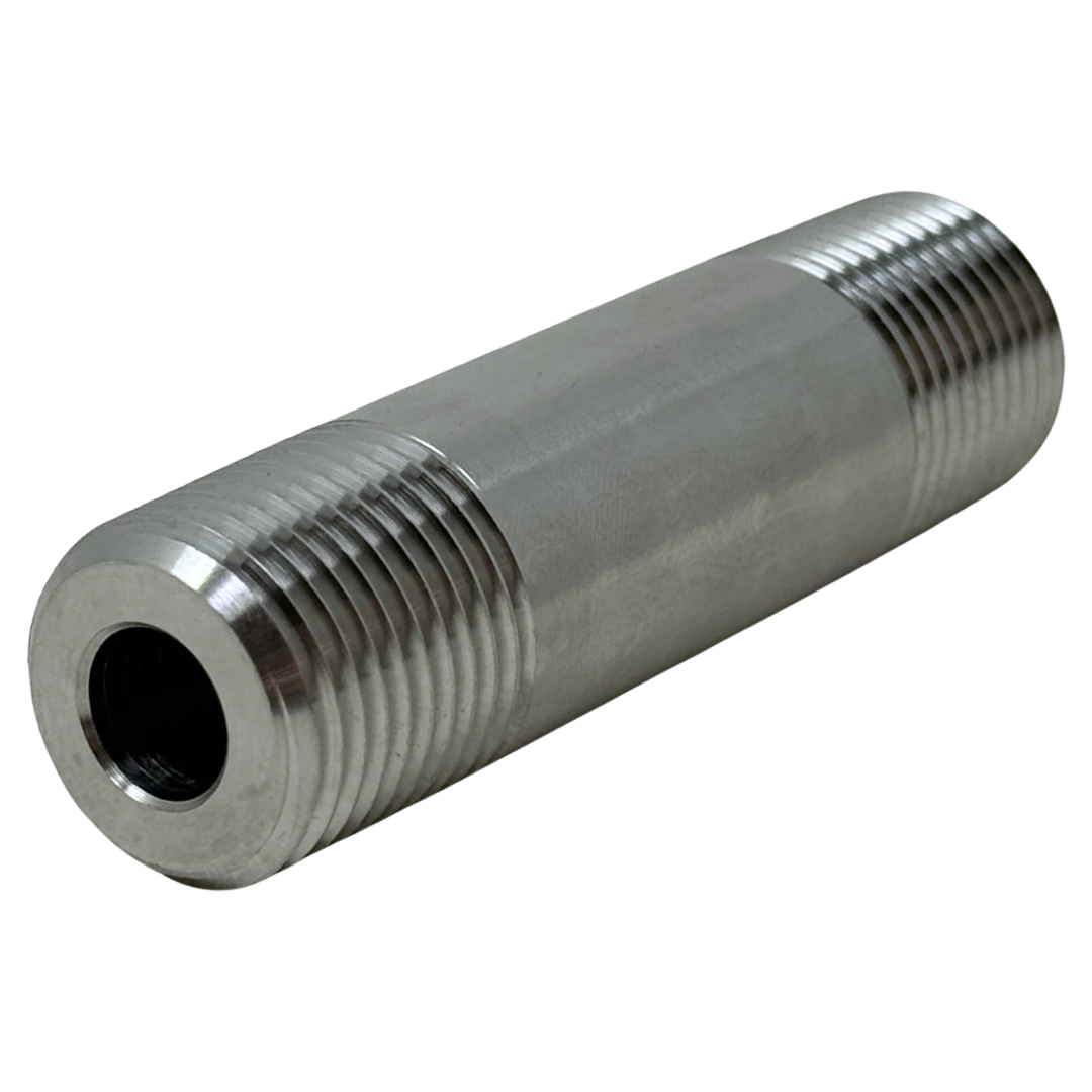 X8N08N-2R15 : OneXtreme Adapter, 1/2" Male NPT Nipple x 2.00" Long, 15,000psi