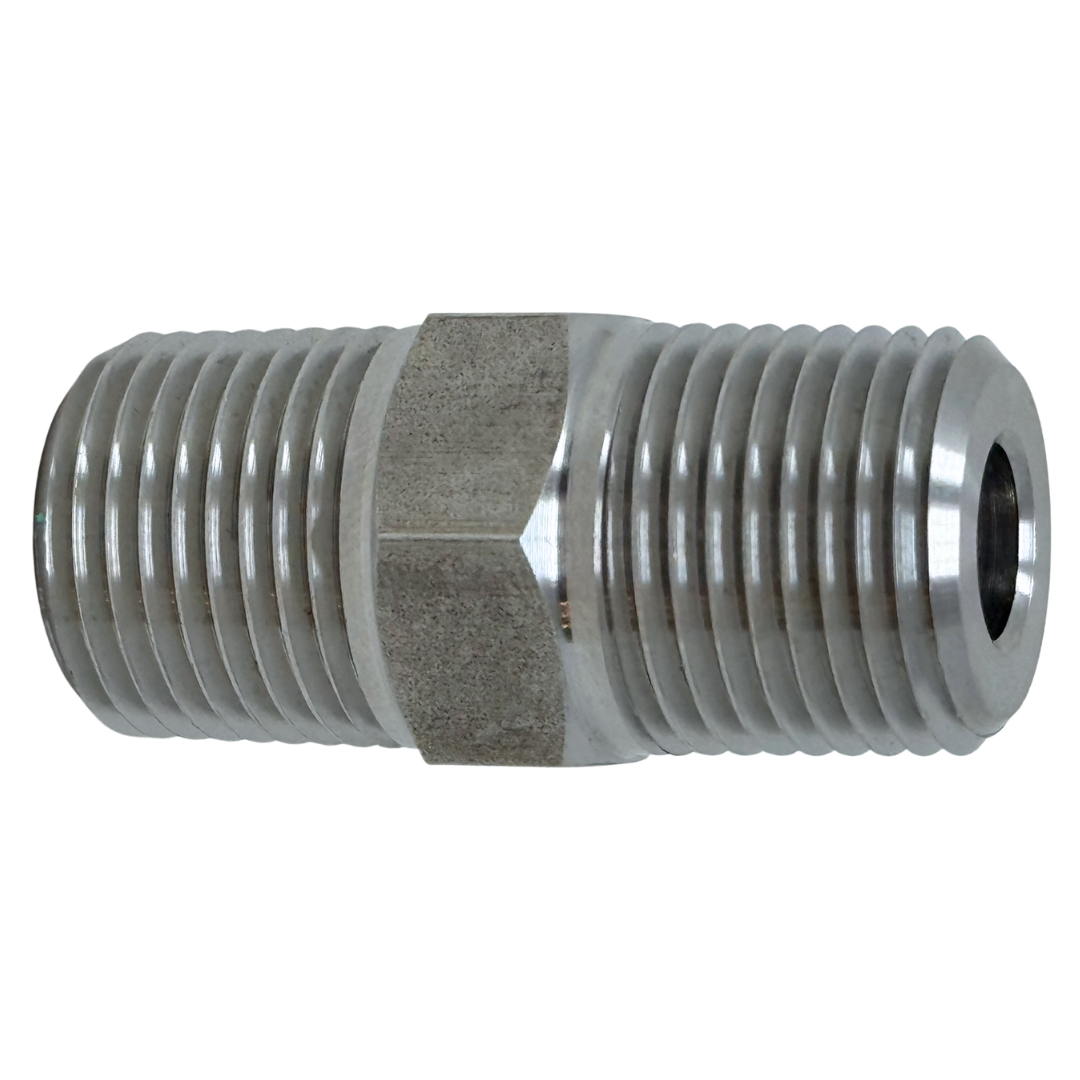 X8N08N-4-15 : OneXtreme Adapter, 0.5 (1/2") Male NPT x 0.5 (1/2") Male HX, 15,000psi