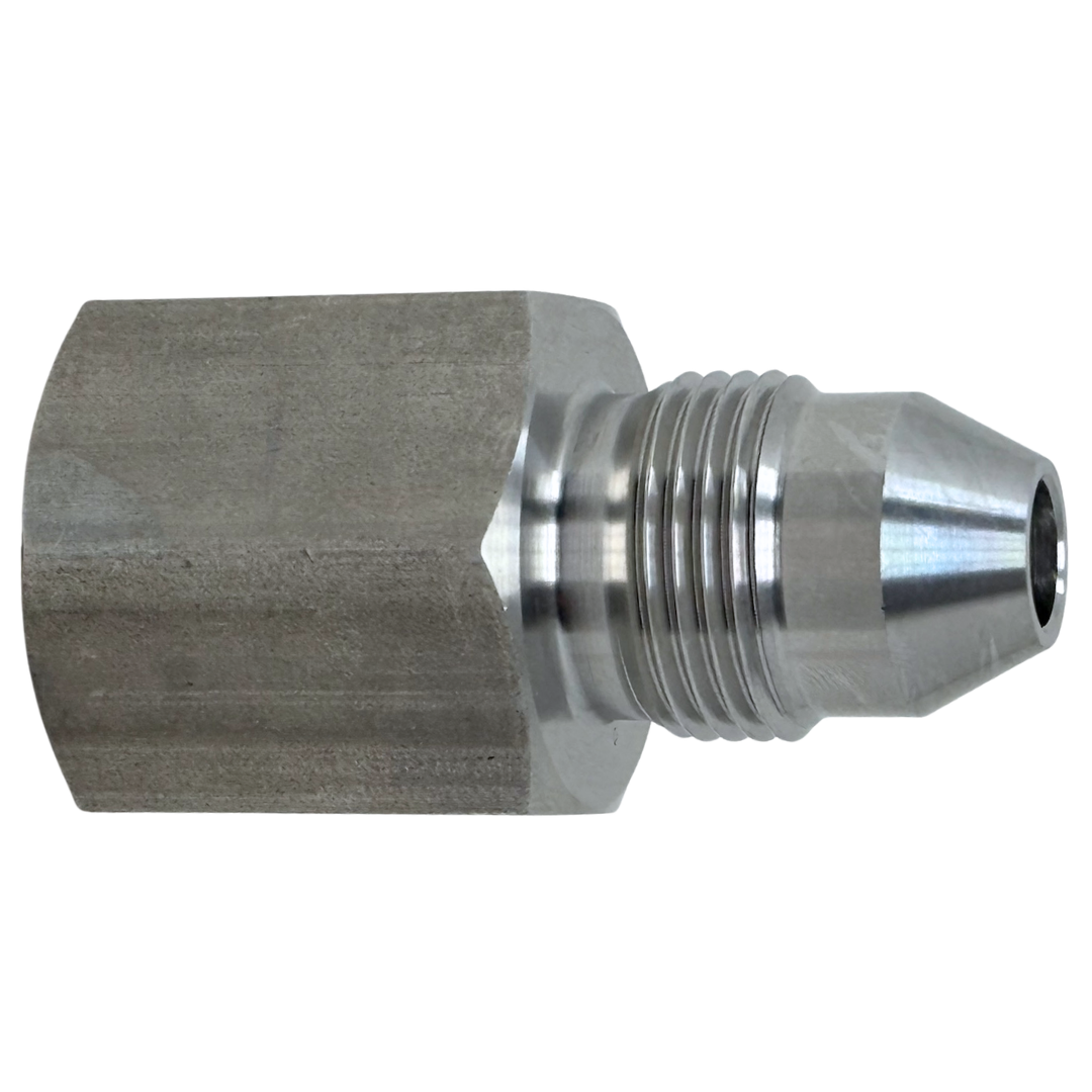 X6NF16M15 : OneXtreme Adapter, 0.375 (3/8") Female NPT x 1" Male MP, 15,000psi