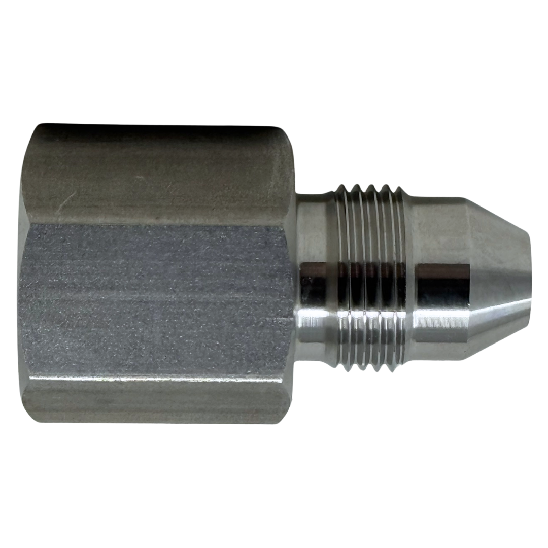 X6NF16M15 : OneXtreme Adapter, 0.375 (3/8") Female NPT x 1" Male MP, 15,000psi