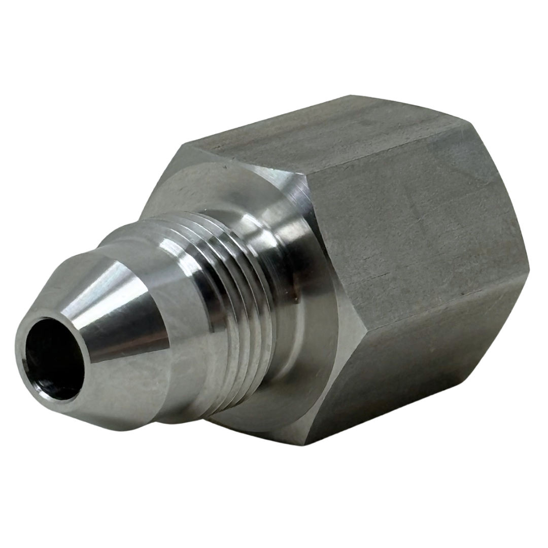 X6NF16M15 : OneXtreme Adapter, 0.375 (3/8") Female NPT x 1" Male MP, 15,000psi