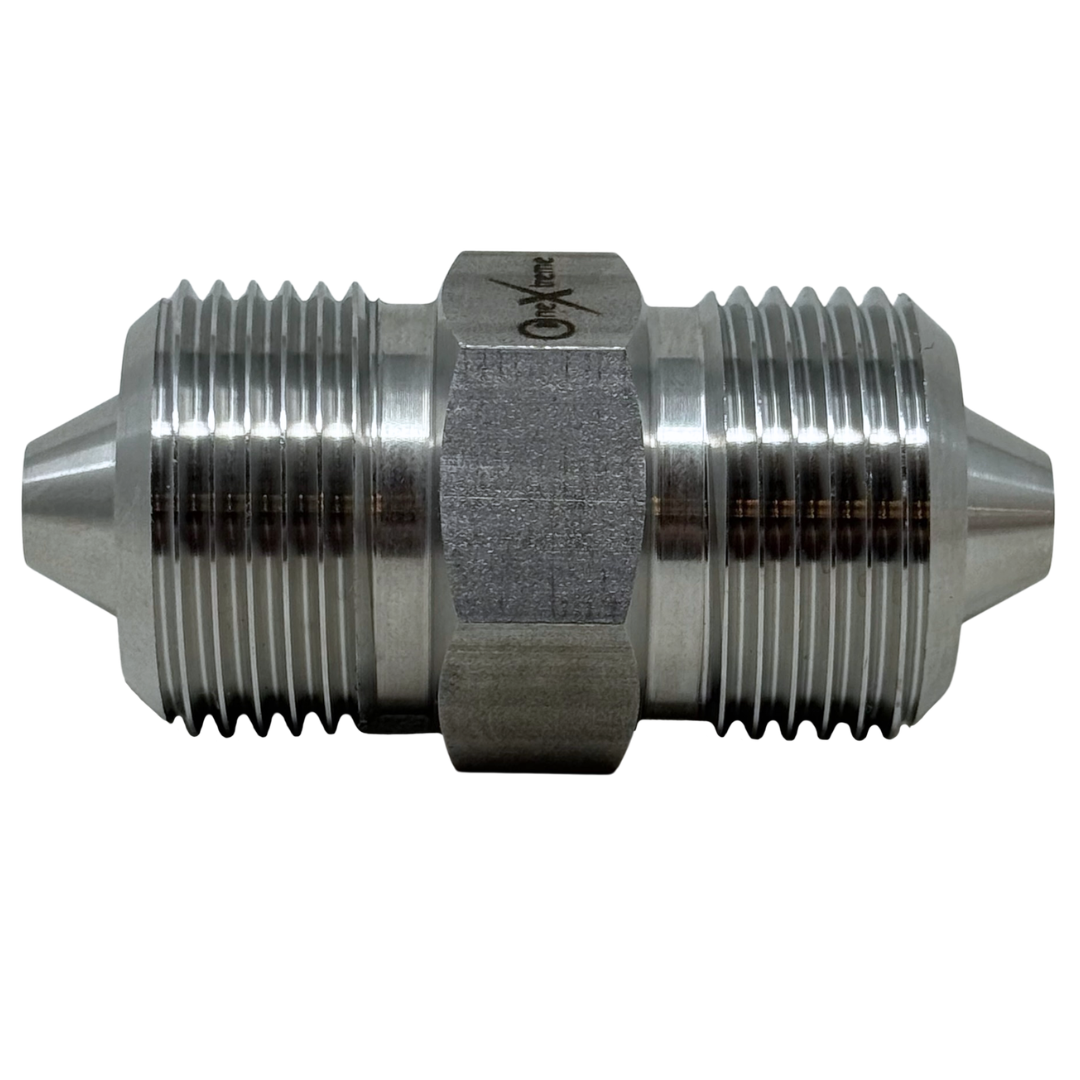 X9H09H60 : OneXtreme Adapter, 0.5625 (9/16") Male HP x 0.5625 (9/16") Male HP, 60,000psi
