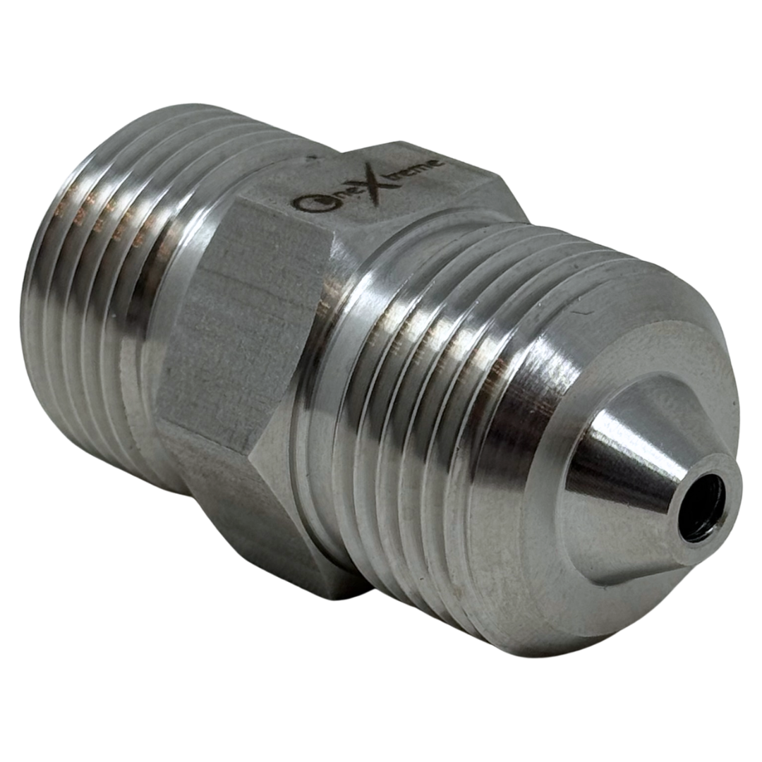 X9H09H60 : OneXtreme Adapter, 0.5625 (9/16") Male HP x 0.5625 (9/16") Male HP, 60,000psi