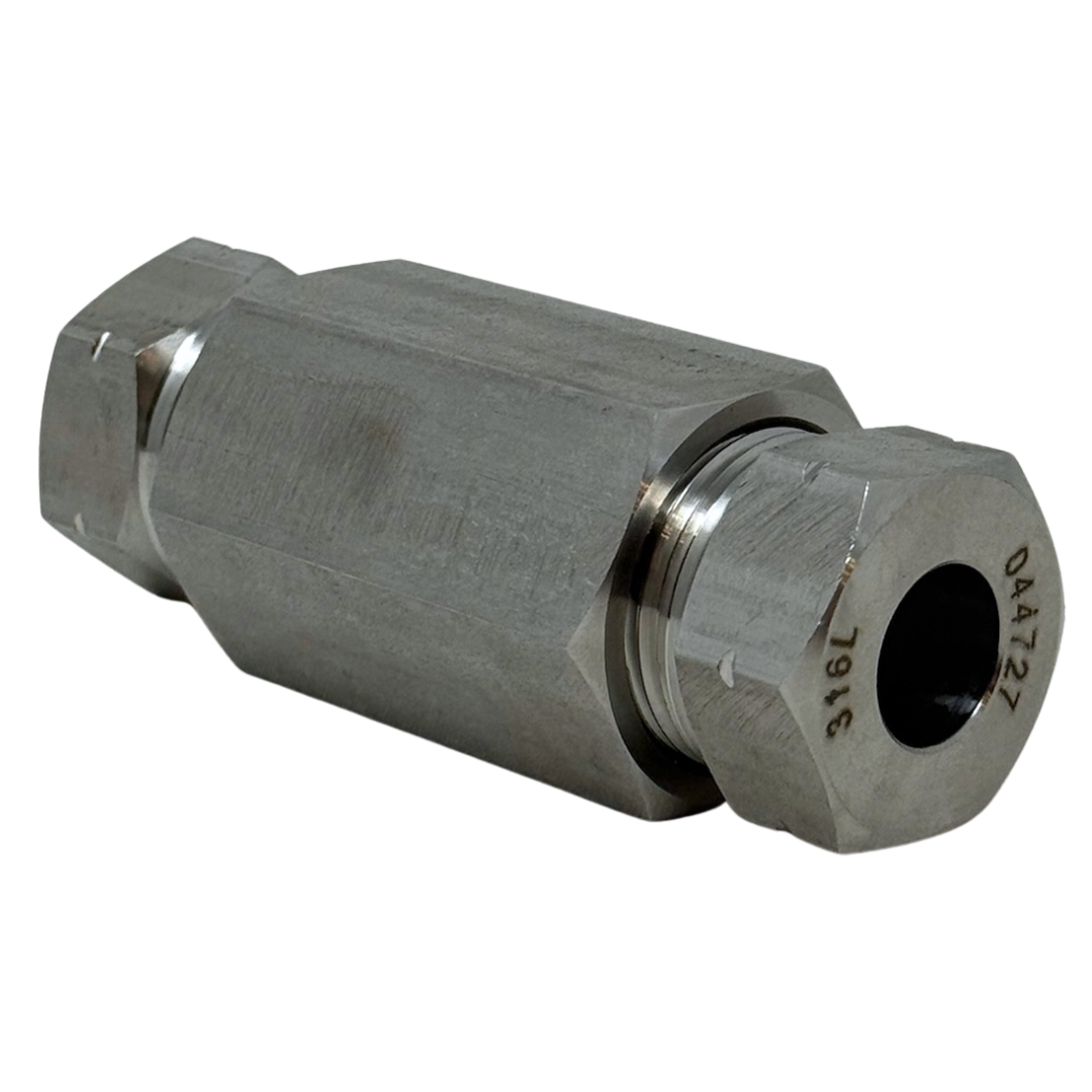 X4HF09HF60-K : OneXtreme Adapter, 0.25 (1/4") Female HP x 0.5625 (9/16") Female HP, 60,000psi