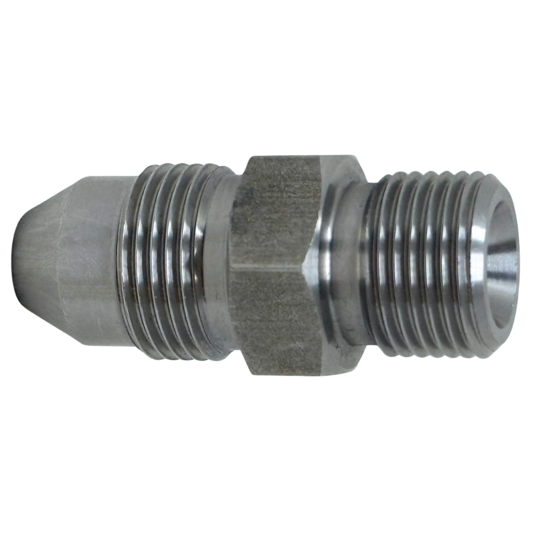 X9M12TM20 : OneXtreme Adapter, 0.5625 (9/16") Male MP x 0.75 (3/4") Male Type-M, 20,000psi