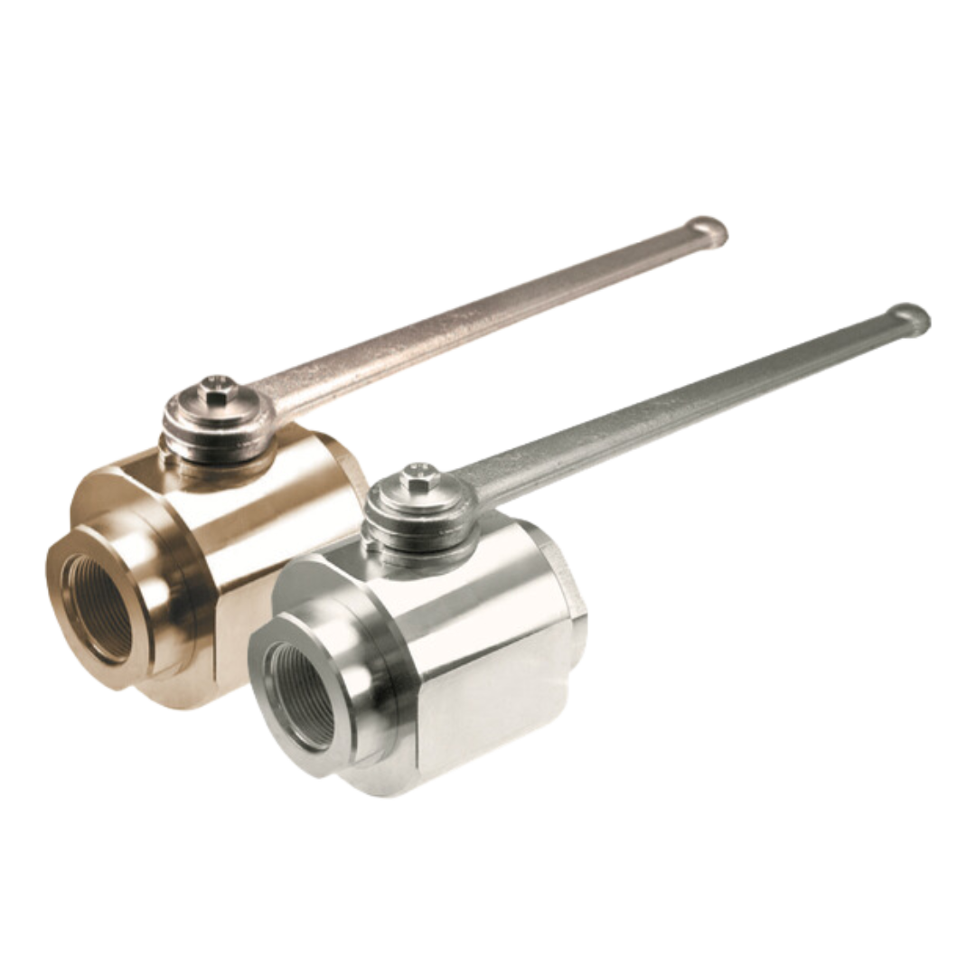AB2N1 1/4-11DB : AFP 2-Way Round Body Threaded Ball Valve, 5075psi rated, Steel, 1.25" NPT Full Bore