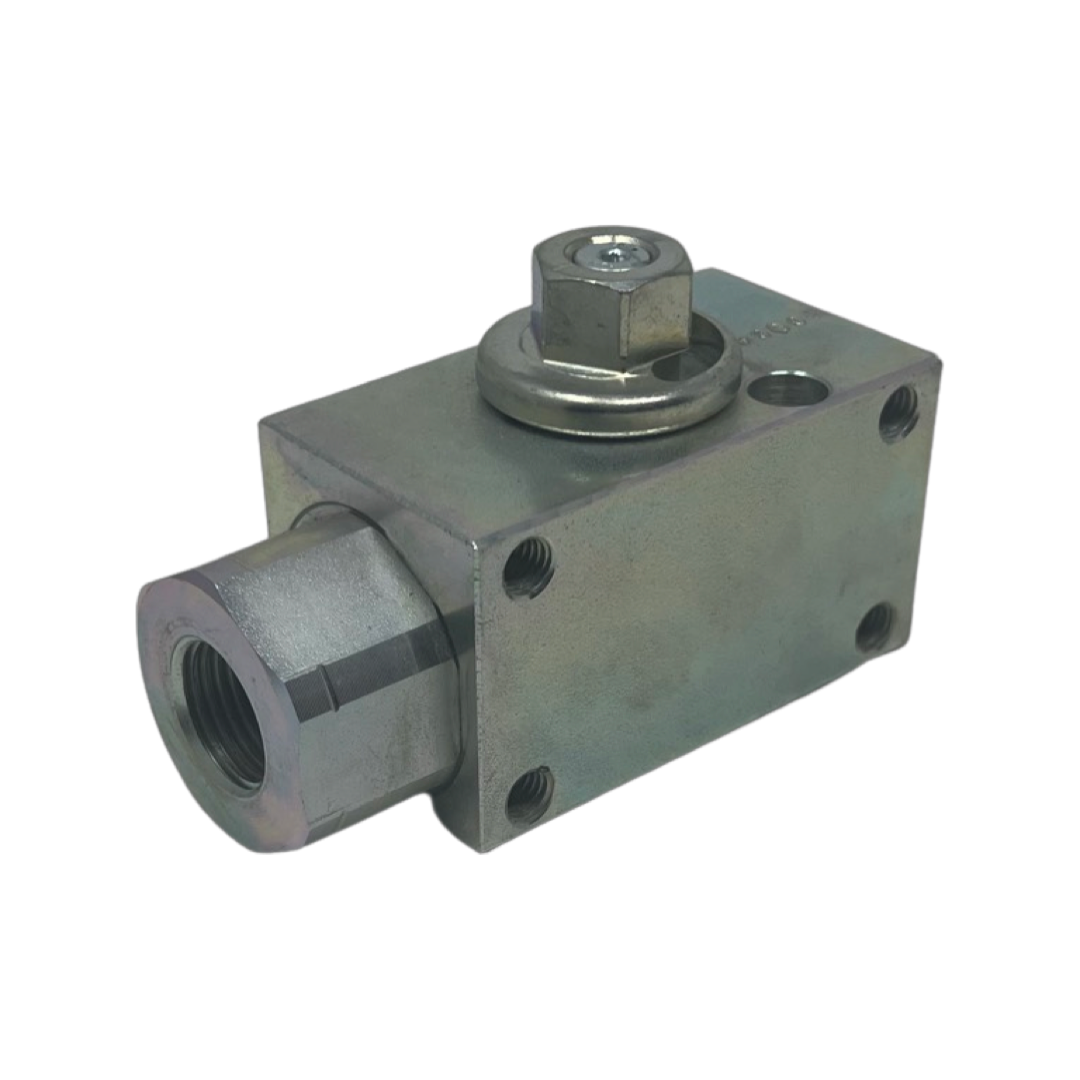 AV2S#20R-11DV : AFP 2-Way Excavator Style Ball Valve, 7250psi rated, Steel, #20 SAE (1.25") Reduced Bore