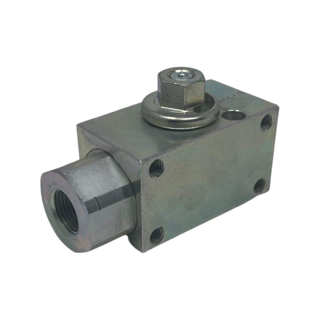 AV2S#8-11DV : AFP 2-Way Excavator Style Ball Valve, 7250psi rated, Steel, #8 SAE (1/2")