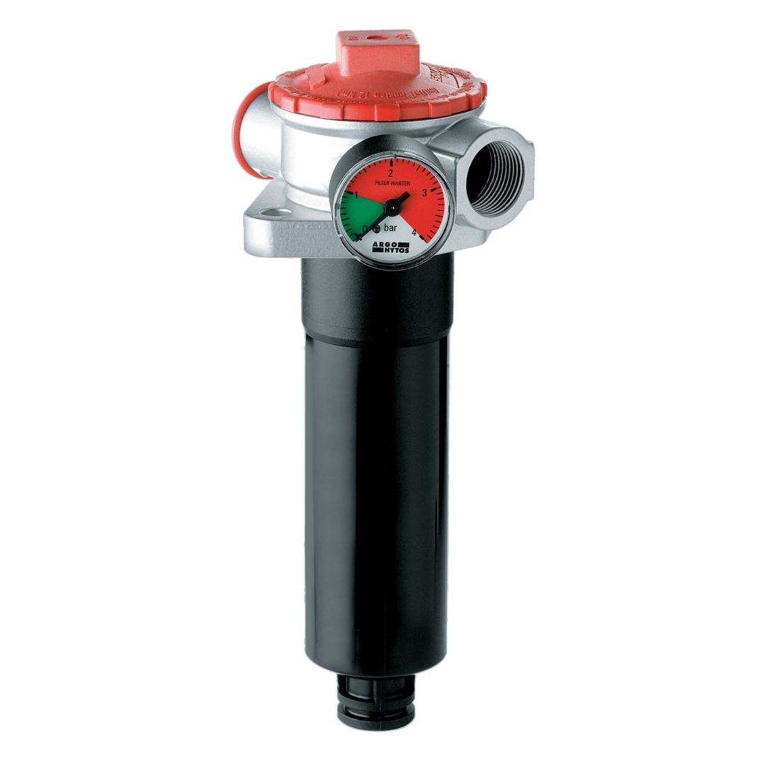 E 072-776 : Argo Tank Return Filter, 87psi, 13.2GPM, 10 Micron, Barb OD 3/4 Ports, No Ind., With Bypass