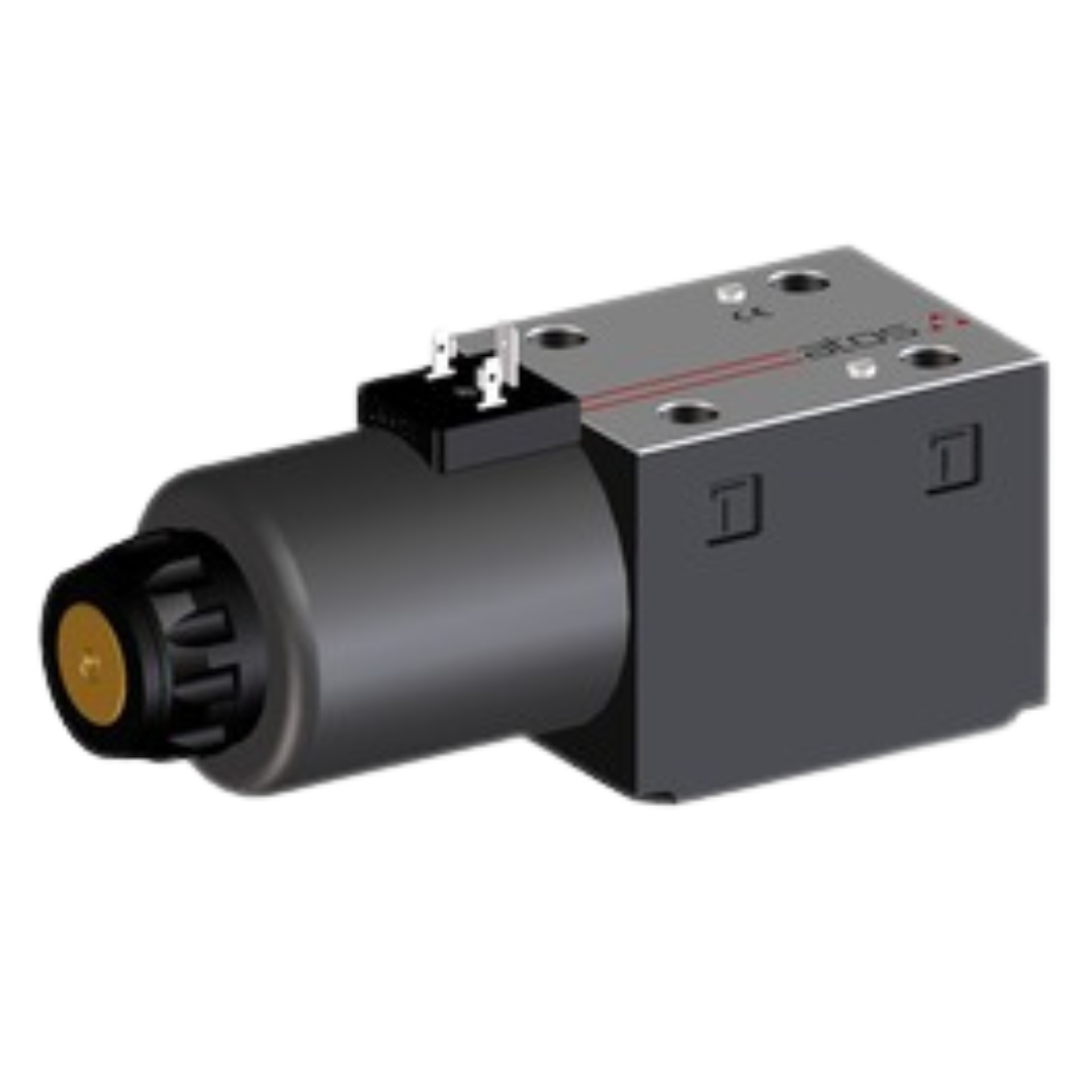 DKE-1711/FV-X 24DC :  Atos Solenoid Directional Valve, Direct Acting, Spool Type, 3-Position, 4-Way, 5075psi, D05 (NG10), Cylinder Spool, 24VDC DIN