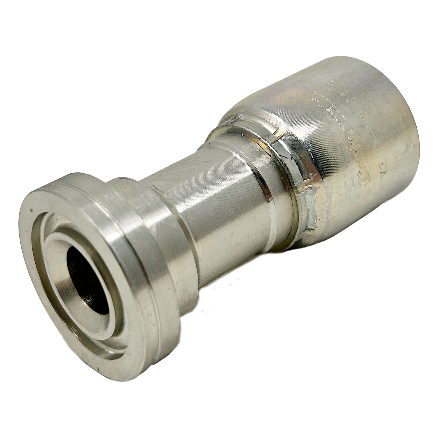 B2-FH-1212: Continental Hose Fitting, 0.75 (3/4") Hose ID x 0.75 (3/4") Code 62, Straight Connection