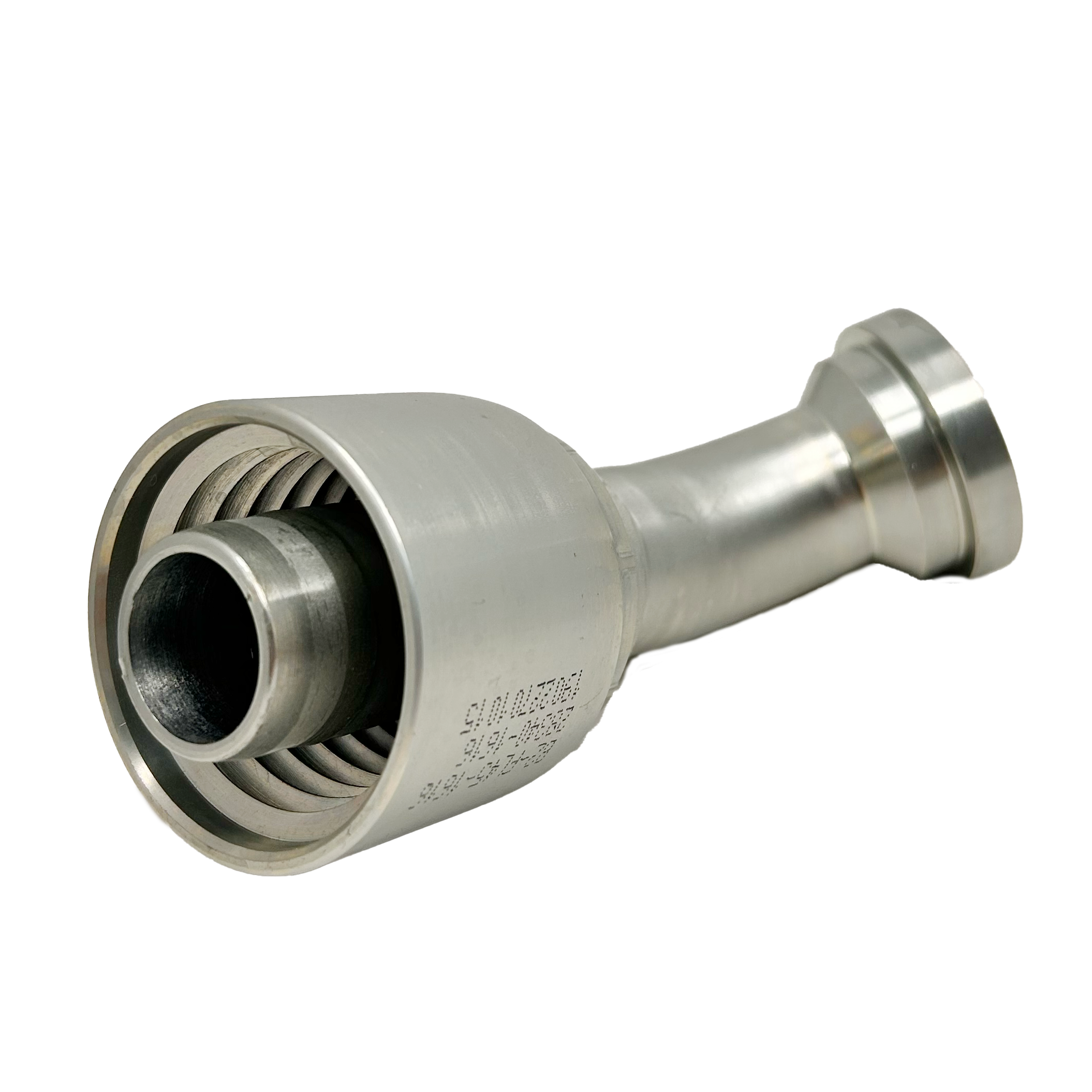 B2-FL45-3232: Continental Hose Fitting, 2" Hose ID x 2" Code 61, 45-Degree Connection