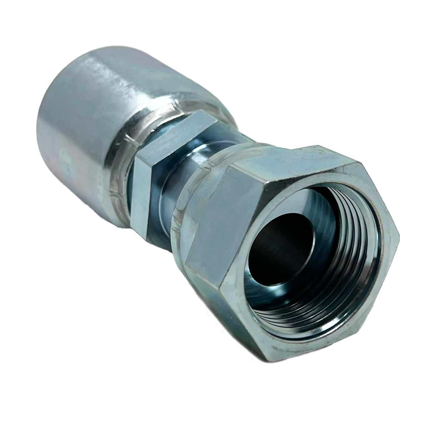 B2-OFFX-1212: Continental Hose Fitting, 0.75 (3/4") Hose ID x 1-3/16-12 Female ORFS, Straight Swivel Connection