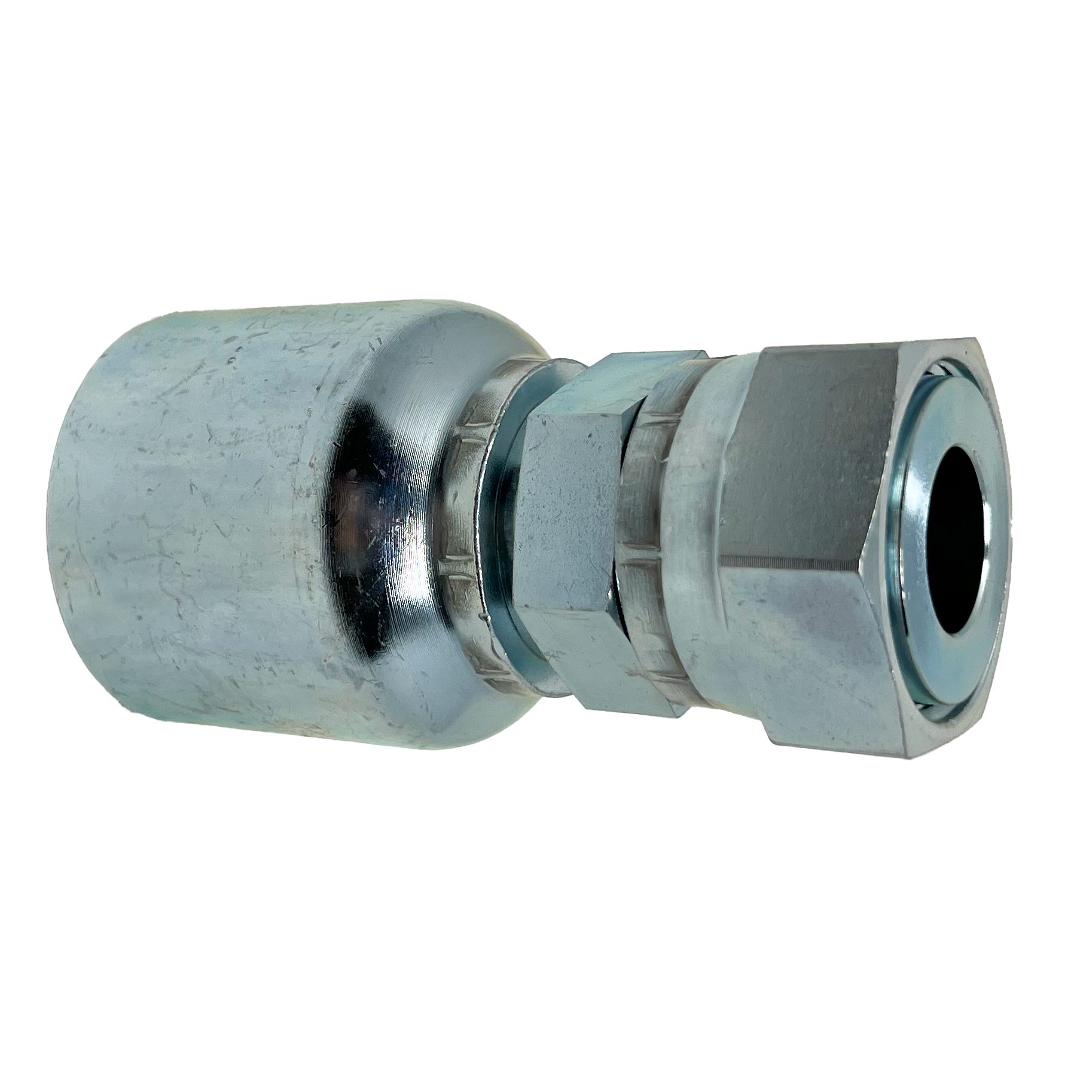B2-OFFX-1612: Continental Hose Fitting, 1" Hose ID x 1-3/16-12 Female ORFS, Straight Swivel Connection