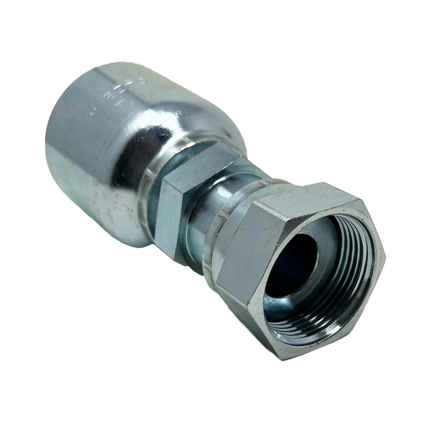 B2-OFFX-1620: Continental Hose Fitting, 1" Hose ID x 1-11/16-12 Female ORFS, Straight Swivel Connection