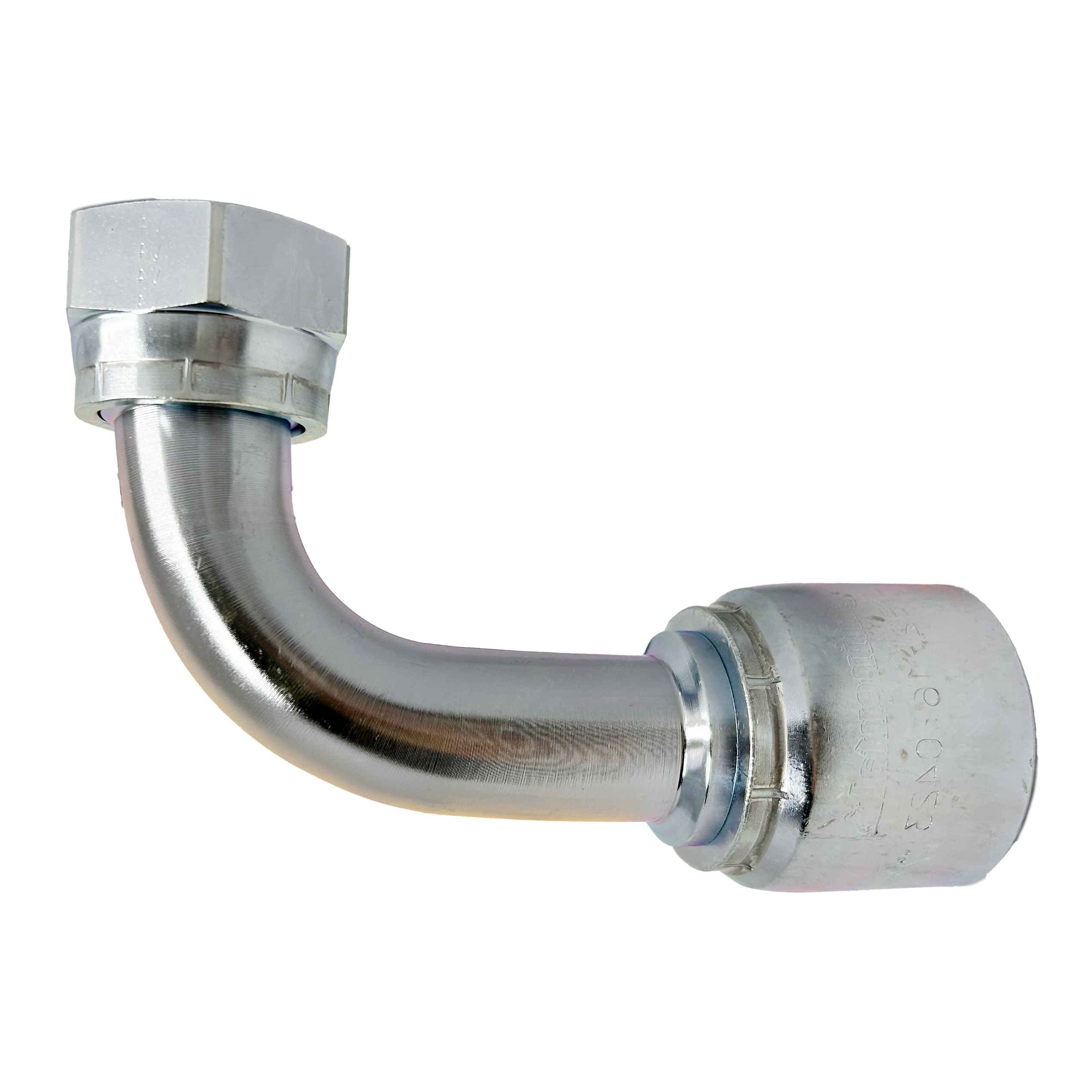 B2-OFFX90-1616: Continental Hose Fitting, 1" Hose ID x 1-7/16-12 Female ORFS, 90-Degree Swivel Connection