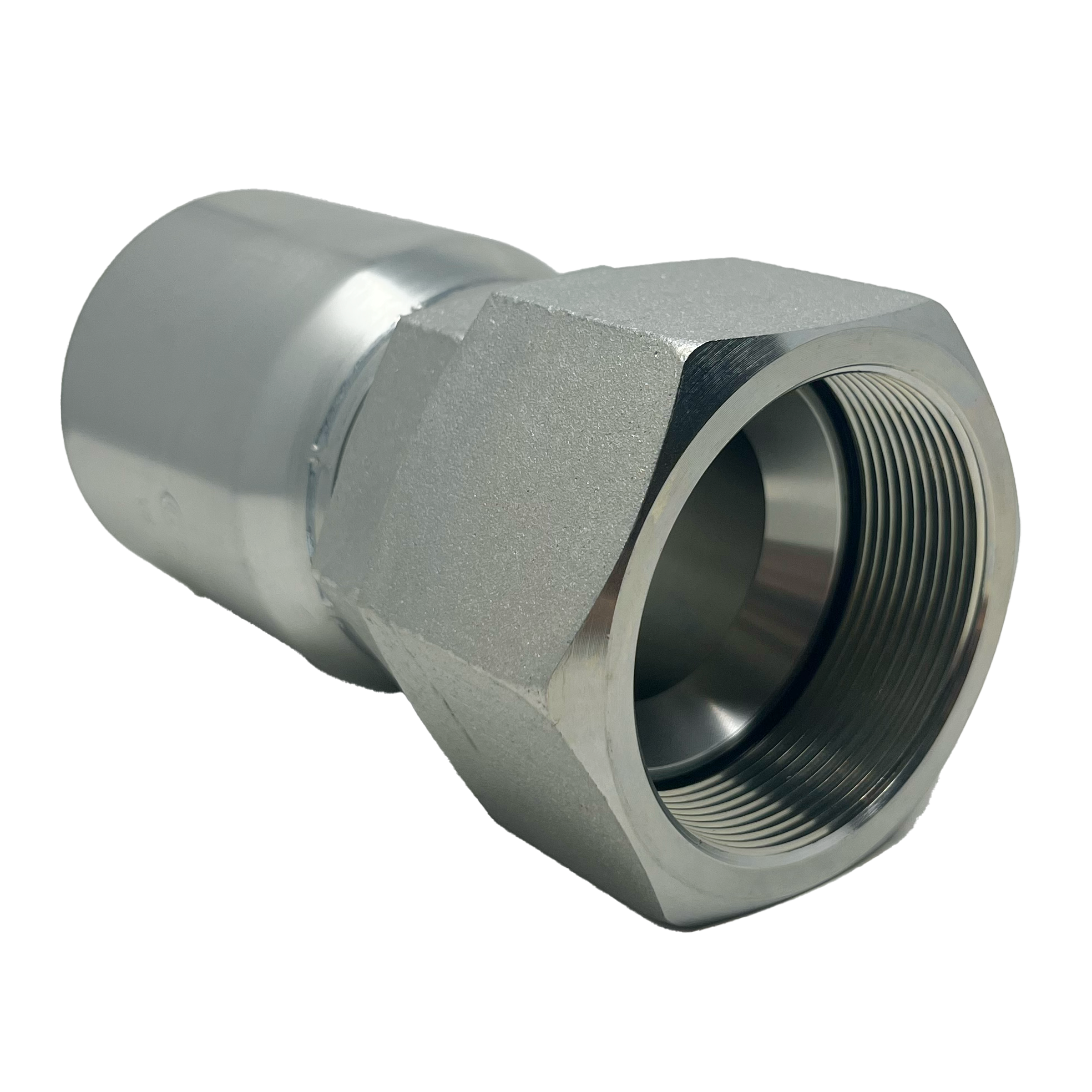 BT-JCFX-3232 : Continental Hose Fitting, 2 Hose ID, 2-1/2-12 Female JIC, Straight, Swivel Connection