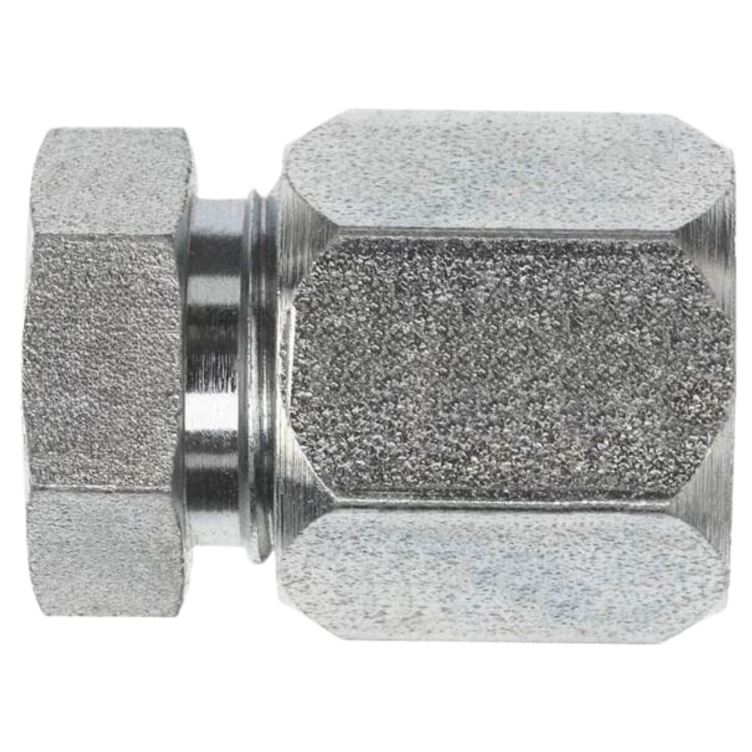 C2408-10 : OneHydraulics Steel Plug, 7/8-14 (-10) Flareless Bite Type Tube Compression