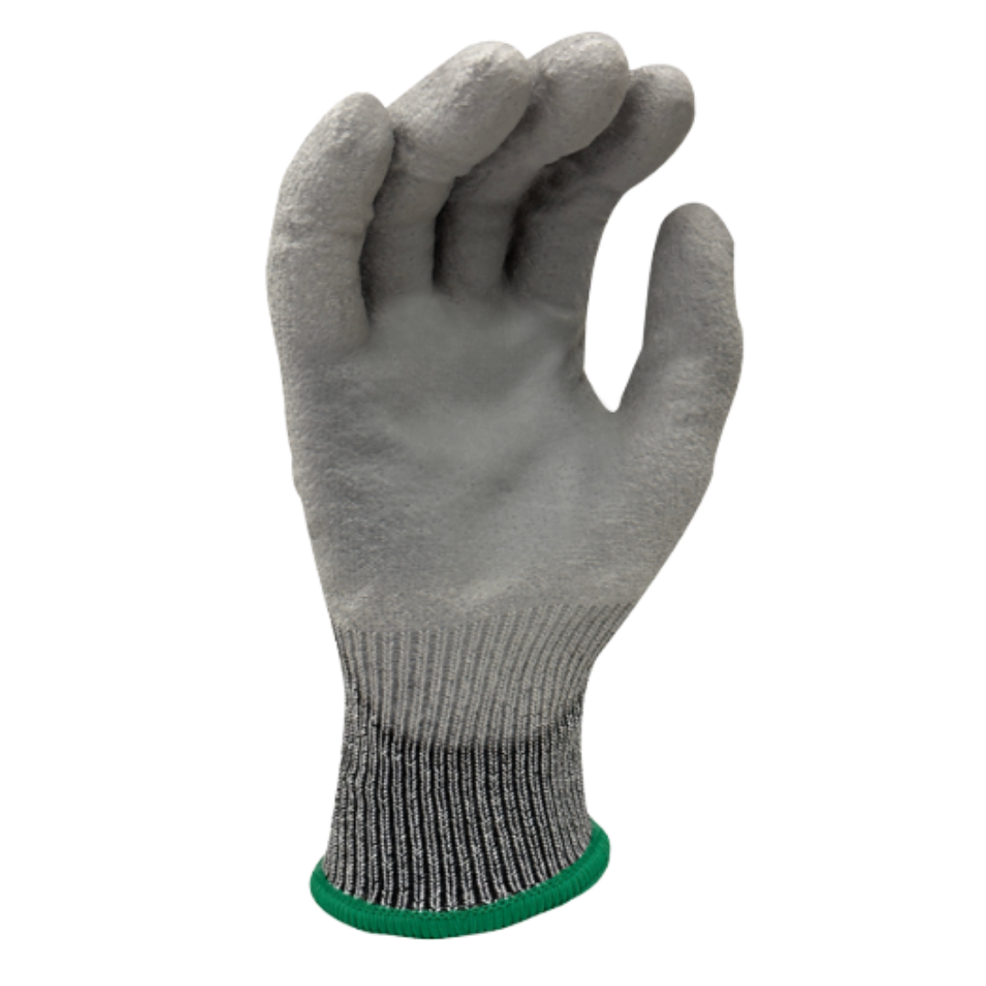 CM26230E : Cutman Task Gloves, 13 Gauge Gray HDPE shell, Gray Polyurethane palm coated, ANSI Cut A2, Size Small, 12-Pack