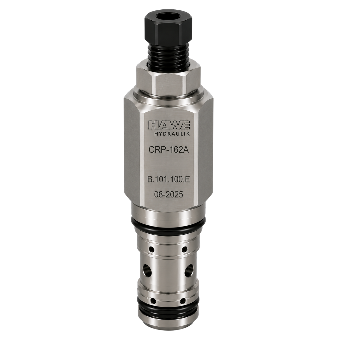 CRP-162A-20-B-L : Hawe Hydraulik Relief Valve, Pilot-Operated, Balanced Piston, 2 Ports, T-162A Cavity, 11.89GPM, 72-1522psi (1015psi Standard), Hex Socket Screw (similar to RPCC-LBN)