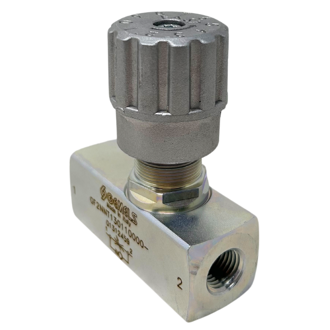 RF N1/4 PN400 CS : Gemels Flow Control Valve, 1/4 NPT, 5800psi rated, Carbon Steel