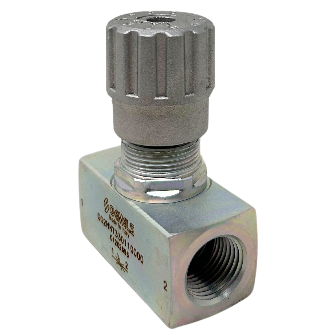 BD N1/2 PN400 CS : Gemels Needle Valve, 1/2 NPT, 5800psi rated, Carbon Steel