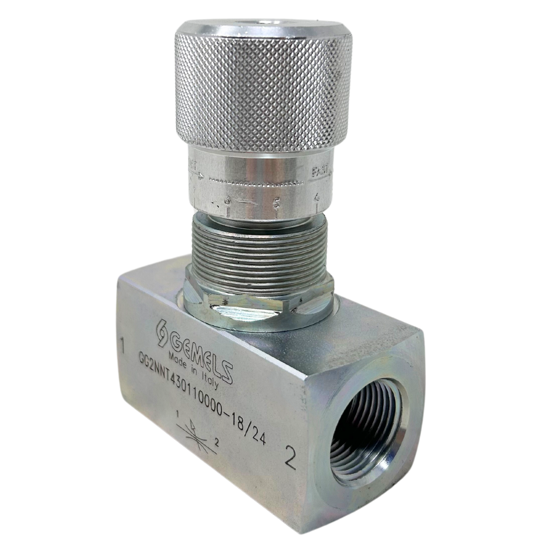 BD N3/4 PN400 CS : Gemels Needle Valve, 3/4 NPT, 5800psi rated, Carbon Steel