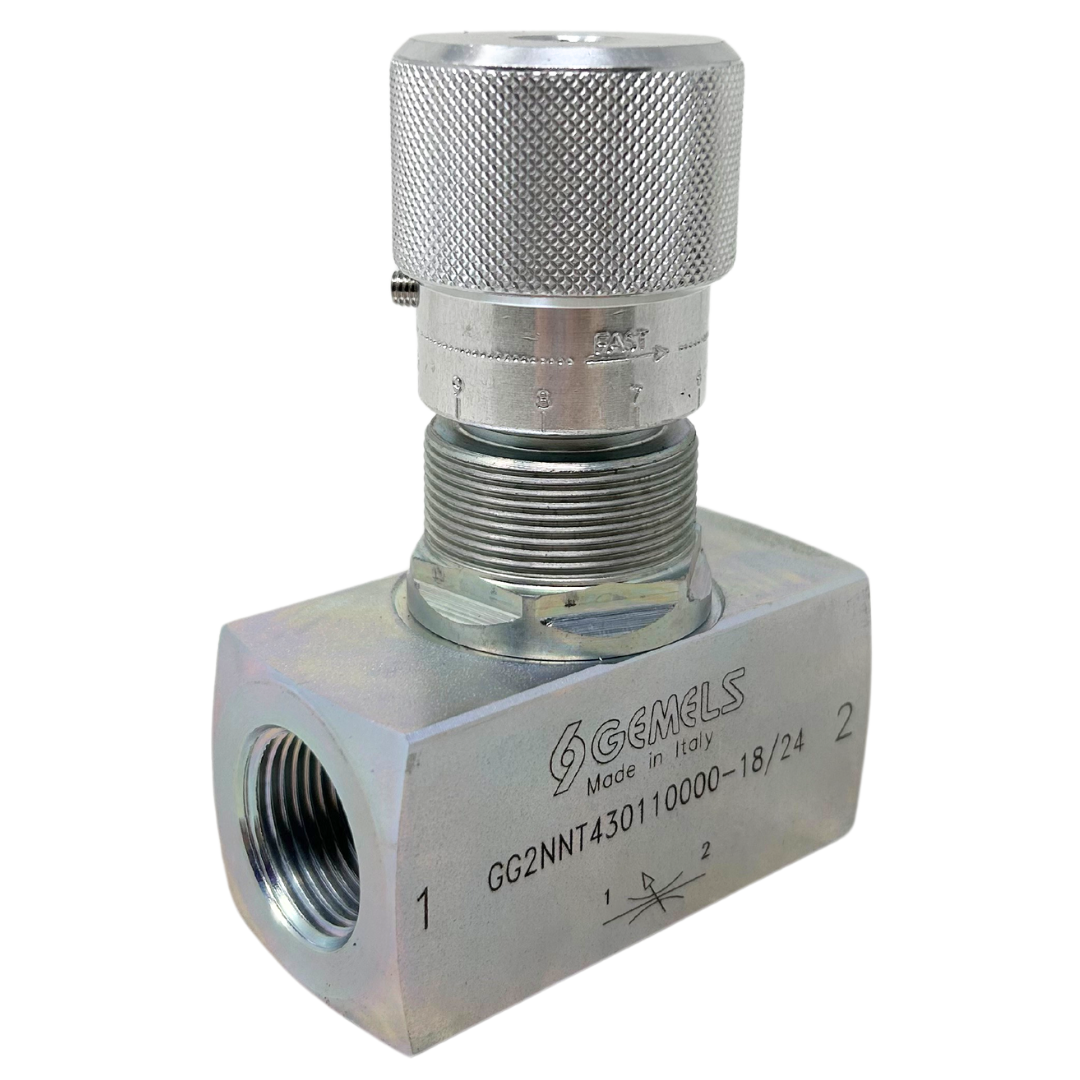 BD N3/4 PN400 CS : Gemels Needle Valve, 3/4 NPT, 5800psi rated, Carbon Steel