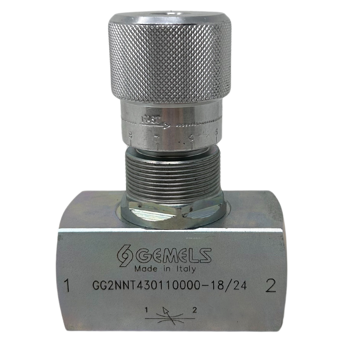 BD N3/4 PN400 CS : Gemels Needle Valve, 3/4 NPT, 5800psi rated, Carbon Steel