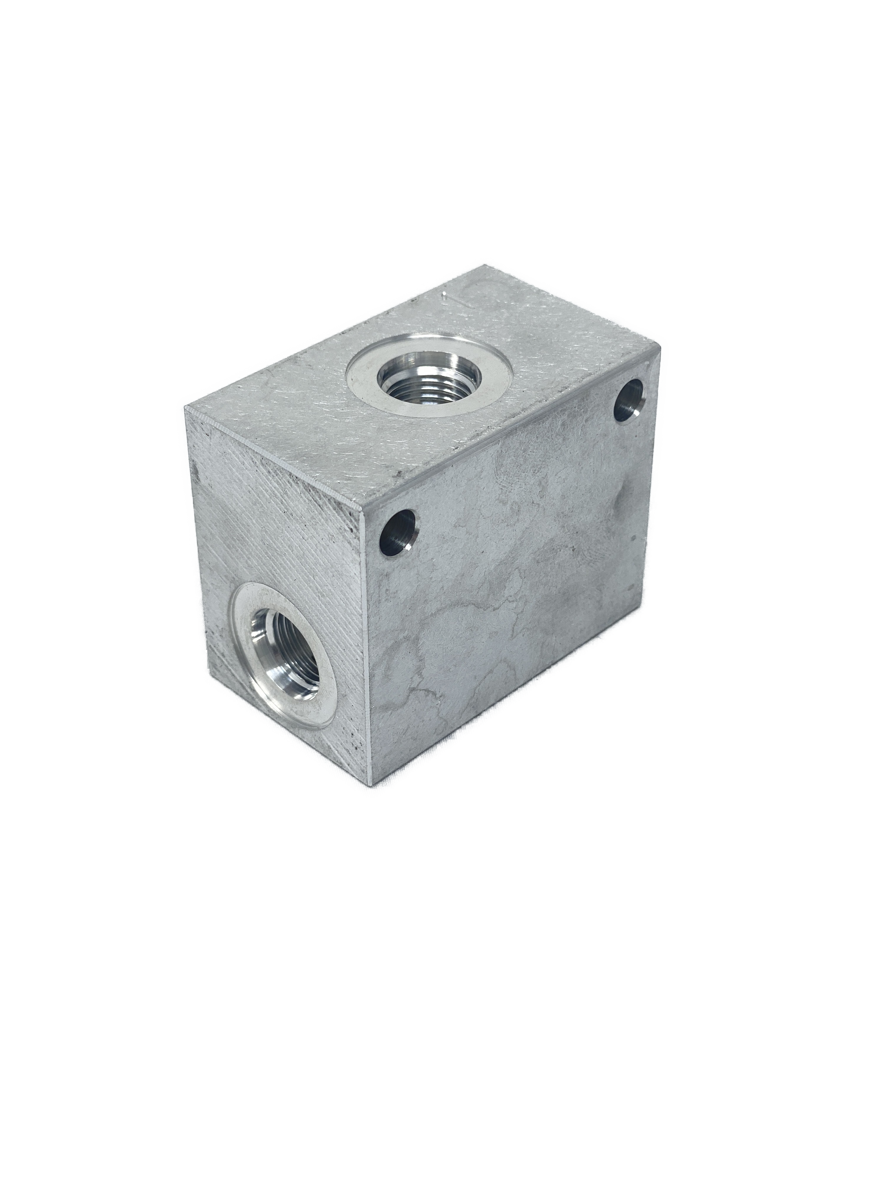 DC162CB12S : Daman Common Cavity Body, C-16-2 Cartridge Cavity, #12 SAE (3/4") Port Connections, 5000psi Rated, Ductile Iron, Without Gauge Port