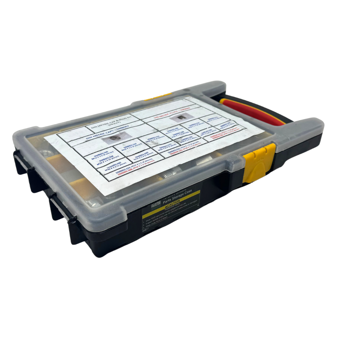 KIT-DIN-S : OneHydraulics DIN Metric Cap & Plug Kit - Heavy