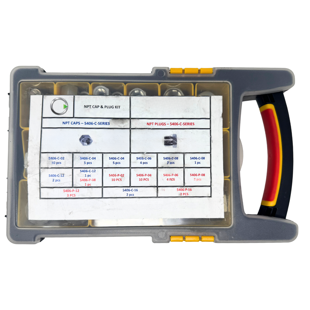 KIT-NPT : OneHydraulics NPT Cap and Plug Kit