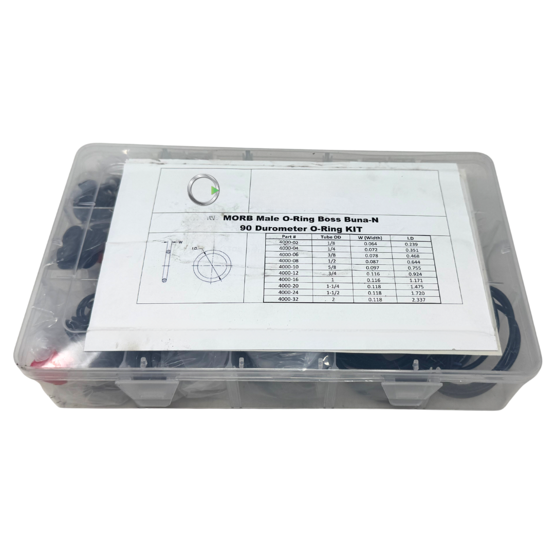 KIT-ORING-BOSS : OneHydraulics Male O-Ring Boss Buna-N 90 Durometer Seal Kit
